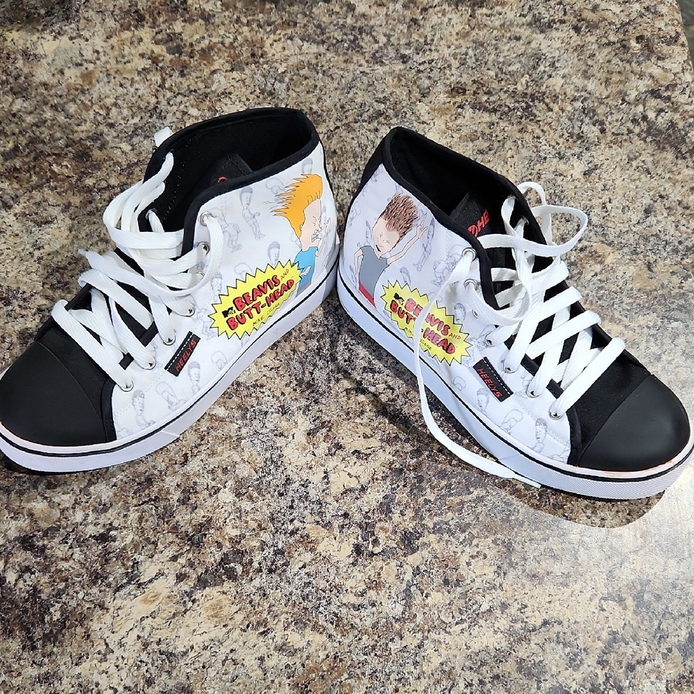 Mens 8 Vintage HEELYS BEAVIS AND BUTTHEAD  High-Top Sneakers